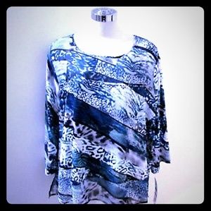 New! Beautiful Alfred Dunner Woman top